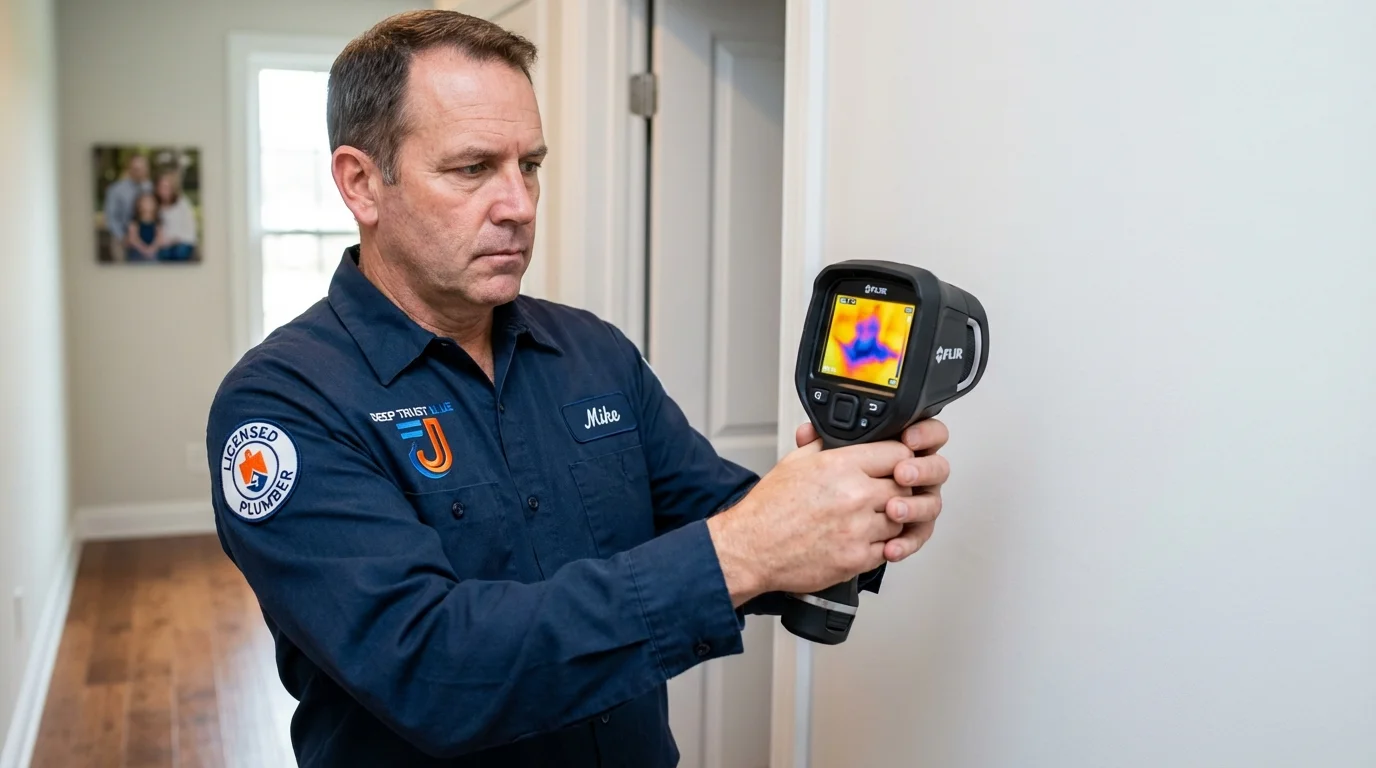 Thermal imaging leak detection by Johns Plumbing LLC in Port Ludlow